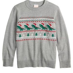 Boys size 8 Jumping Beans® Dinosaur Festive Sweater
